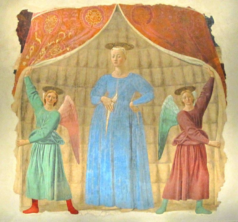 117 - Monterchi - Madonna del Parto di Piero della Franceca.JPG